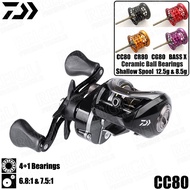 JAPAN DAIWA CC80 Baitcasting Fishing Reel 7kg CC80 CR80 CG80 BASS X superlight shallow spool Lure Ba