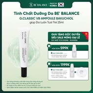 1 Tube of BE' BALANCE G.CLASSIC VB AMPOULE Bakuchiol Skin Care Essence to Keep Skin Youthful 25ml