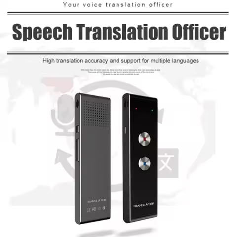 Portable T8 Smart Voice Speech Translator Two-Way Real Time 40 Multi-Language Translation For Learni