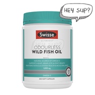 Swisse Odourless Fish Oil 1000mg 400 Capsules