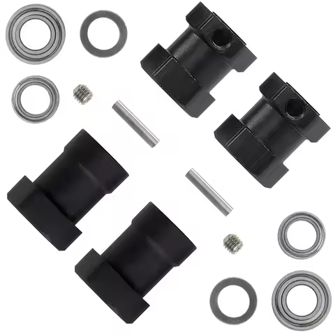 CW-01 12mm Alu Hex Adapter Wheels Rims Combinert for Tamiya CW01 Midnight Pumpkin Monster Beetle WR0
