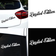 Limited Edition Letters Car-Styling Reflective Sticker Decor