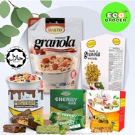 Dasto Granola Crunchy ,  Dasto Energy Bar , Protein Bar ( Granola Dr Aishah Ready To Eat )