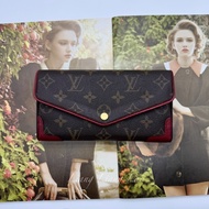 LOUIS VUITTON LV Pallas Monogram 拼接牛皮信封長夾