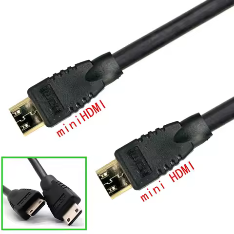 0.5M HDTV compatible 1.4 Mini Male to Mini HD Male Video Cable Cord Type C to C Adapter High Quality