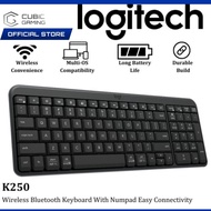 LOGITECH K250 WIRELESS KEYBOARD WITH BLUETOOTH LOW ENERGY CONNECTIVITY COMPACT DESIGN LONG BATTERY L