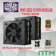 COOLER MASTER MWE GOLD V3 SERIES ATX 3.1 PCIE 5.1 80+GOLD NON-MODULAR POWER SUPPLY (750W/850W)