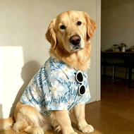 Golden Retriever Dog Summer Shirt Golden Retriever Husky Labrador Alaska Border Shepherd Anti-sheddi
