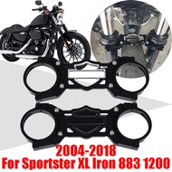 สำหรับ Harley Sportster XL เหล็ก883 1200อุปกรณ์เสริมด้านหน้าส้อม Balance Shock cket Absorber ce Suspension พวงมาลัย Holder