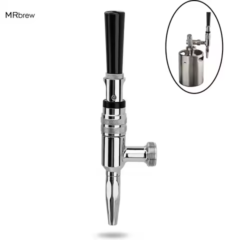 Stout Nitrogen Nitro Coffee Tap,Stainless Steel Beer Faucet,Coffee Dispenser For Brew Kegerator Beer