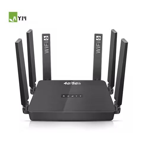 AY14 -Wifi6 Router 4G 5G LTE Router With SIM Card Slot Support 32 User Wireless Wifi-Router For B2, 