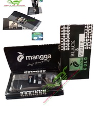 Sarung MANGGA BLACK & WITHE Hitam putih / Sarung Tenun MANGGA GOLD BLACK & WHITE / Sarung MANGGA / S