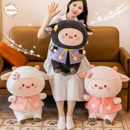 AHOUR Alpaca Plush Toys, Cartoon Soft Plush Llama Dolls, Stuffed Cute Fluffy Flower Stuffed Animal P