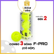 [Facolos] Box of 3 Facolos F-Pro Performance Gen 2 Pickleball Balls 40 Holes Sports Accessories Toys