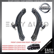RIGHT AND LEFT FRONT LOWER ARM SET -RIGHT 54500-5TA0A LEFT 54501-5TA0A -NISSAN SERENA C26 (2010 - 20