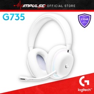 Logitech G735 Wireless Gaming Headset, Customisable LIGHTSYNC RGB Lighting, LIGHTSPEED, Bluetooth