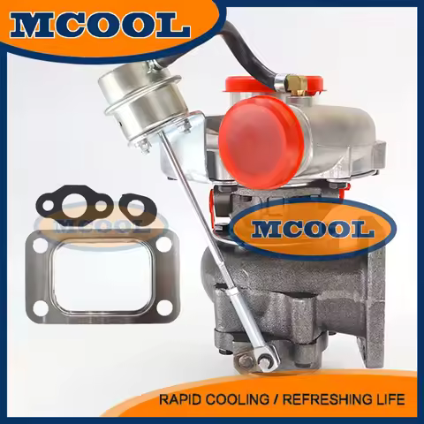 T3 T4 Universal Turbo Turbocharger 0.63A/R V Band Flange Oil Cold 420HP 1.5L - 2.5L for Stage III Wa