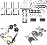 Head repair set Timing chain kit fits for 2.4L 10-17 Compatible for Chevrolet Captiva Equinox Compat