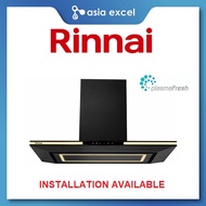 RINNAI RH-C1059-PBR 90CM PLASMAFRESH BLACK CHIMNEY HOOD