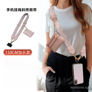 Crossbody Phone Strap Adjustable Phone Lanyard  Neck Hanging with Zipper Pocket Coin Purse