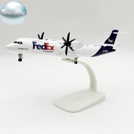TimeHebay 1 Set 20cm Fedex ATR Airplane Model Airplane Toy Diecast Metal Alloy Collection Children T