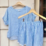 Olla pajama set JUMBO batwing round collar pajamas