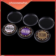 1/2/3 Poker Chips Set with 1 Dealer 1 Small Blind and 1 Big Blind Authentic Casino Feel Coin Card