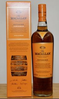 港版 Macallan Edition 2, 700ml, Scotch Single Malt 蘇格蘭威士忌