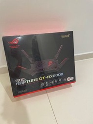 ASUS ROG Rapture GT-AX6000 AX6000雙频WiFi6(802.11ax）無線路由器（可以做MESH）