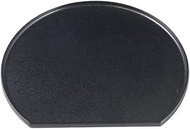 J-kitchens Obon 15.4 inches (39 cm), Corner Round Half Moon Tray (Bon Tray, Bon), Black, Dry Lacquer