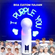 Kipas BTS ARMY LED Kreatif I Purple You Custom Tulisan