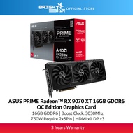 ASUS PRIME Radeon RX 9070 XT OC Edition 16GB GDDR6 Graphics Card