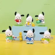 [Genuine] MINISO Sanrio blind box/Sanrio figurine/Sanrio mystery box/Miniso sanrio★Pochacco School Really Fun Series Figure Toys Ornaments Gifts