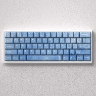 Keycaps custom keycap   Haze Blue keycaps Original Factory Height PBT Material Positive Engraving Op