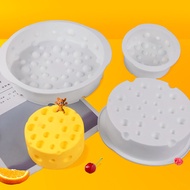 4/6/8 Inch round cheese silicone mold Round Non Stick Cake Fondant Mould French cheese mousse cake baking mold