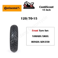 CONTINENTAL Conti scoot 120/70-15 140/70-14 150/70-14 XMAX ADV350 Scooter Tyre Tayar