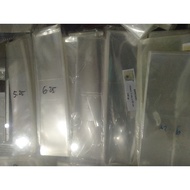 40mic CLEAR GLASS OPP PLASTIC size 5x25 6x25 7x25 8x25 9x25 10x25 cm