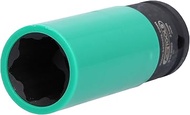 KS TOOLS 515.2060 1/2" Aluminium Wheel Impact Socket for Special Profile for Hyundai/Kia, Long, MS21