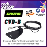 Shure CVD-B Desktop Base For Centraverse 12 Inch And 18 Inch Gooseneck Microphones (CVDB / CVD B)