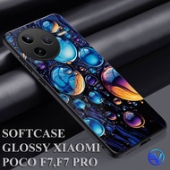 [ GT28 wallpaper ] Softcase Xiaomi POCO F7& F7 PRO Case Glitter Mirror Sublime Silicone Xiaomi