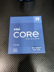 全新沒拆封 Intel Core i9-11900KF 處理器 16M 快取記憶體，最高 5.30 GHz