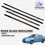 PROTON GEN2 GEN 2 / PERSONA -  DOOR GLASS MOULDING / OUTER MOULDING / DOOR GLASS RUBBER / GETAH LUAR