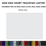 Trackpad sticker for MacBook Pro (13-inch, 2013 (Late), 2014, 2015) A1502 (many models) | Custom Tou