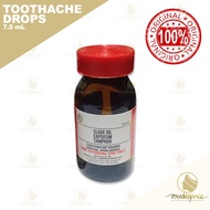 Toothache Drops 7.5ml Dann's/Eugenol Dental Analgesic 100% Original & Authentic