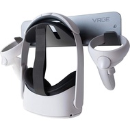 VRGE VR Wall Mount Storage Stand Hook - untuk Meta/Oculus Quest 3/2 - Rift-S - HTC Vive Pro - PS5 VR