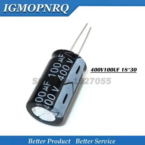 5PCS 400V100UF 18*30mm 100UF 400V 18x30 100uf400v 18*30 Aluminum electrolytic capacitor new free shi