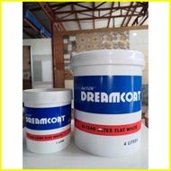 ∭ ▼ ﹊ NATION DREAMCOAT FLAT LATEX WHITE | 1 LITER AND 1 GALLON | WATERBASE PAINT | NO ODOR