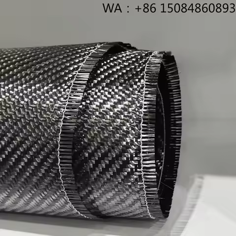 3K 200gsm Twill Carbon Fiber Fabric, Lightweight High Strength Woven Cloth for Automobile Refitting 