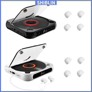 SHIN    Portable CD Player With 5 Playback Modes Touchscreen Headphones Anti-Skip Shockproof Small Music CD Walkman For