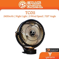 Yoromi YRM-TC-011 Kipas Full Rotation 720° Dual Direction Power Bank Fan (2400mAh)